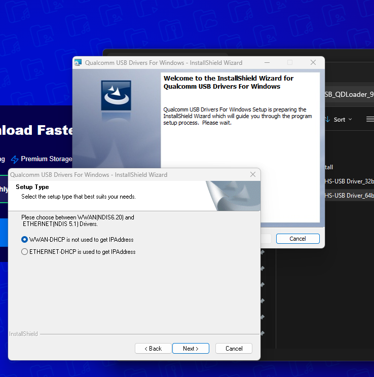 Installation du pilote Qualcomm USB sous Windows pour communiquer avec la Redmi Pad SE en mode EDL